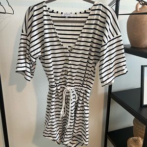 Sabo Skirt striped romper